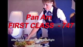 1989 Pan Am 747 First Class Rio de JaneiroBuenos Aires [upl. by Lilhak]