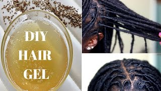 DIY  Make PERFECT Flaxseed amp Aloe Vera Gel For Twisting Locs [upl. by Orfield]