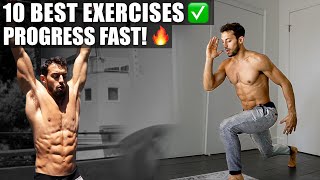 Best Calisthenics Exercises For Beginners at home no equipment [upl. by Eniwtna]