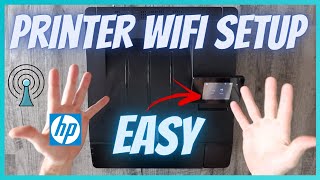 Hp Printer Wifi Setup 2 Ways  Easy Wireless Connection Tutorial [upl. by Squire2]