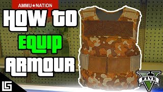 GTA 5 Online How To Equip Body Armor [upl. by Nicolella880]