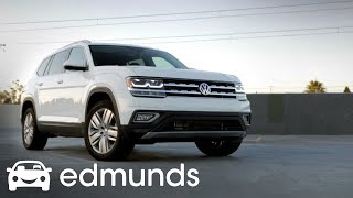 2018 Volkswagen Atlas Review  Edmunds [upl. by Ynatterb]