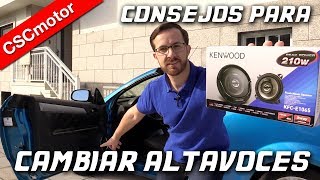 Cambiar los altavoces del coche  CONSEJOS [upl. by Ahseinar]