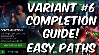 Variant 6 Contamination Completion Guide  Easiest Paths amp Tips  Marvel Contest of Champions [upl. by Vanhomrigh]