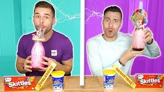 TWIN TELEPATHY FREAKSHAKE CHALLENGE [upl. by Ydnal]