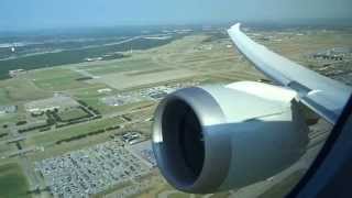 American 7878  Beautiful Morning takeoff from DallasFort Worth 60fps [upl. by Nosdivad124]