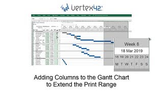 Adding Columns to the Gantt Chart [upl. by Shifrah]