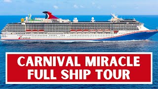 Carnival Miracle Full Ship Tour and Walk Through [upl. by Bork]