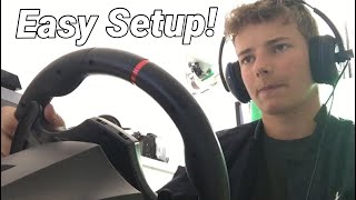 HOW TO SETUP AND GAMEPLAY FOR RWA RACING WHEEL [upl. by Ahsac]