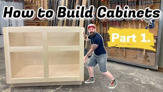 Build Cabinets The Easy Way  How to Build Cabinets [upl. by Christel]