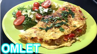 Omlet z szynką i serem [upl. by Margarida10]