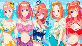 5toubun no Hanayome Movie Five Memories of My Time with You Opening Full『Kimi no Egao Mitaikara』 [upl. by Ahsieyk]