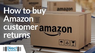 How to Buy Amazon Customer Returns Pallets Online [upl. by Mccoy]