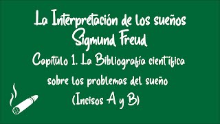 La interpretación de los sueños  S Freud  Pt 1Audiolibro [upl. by Eremaj]