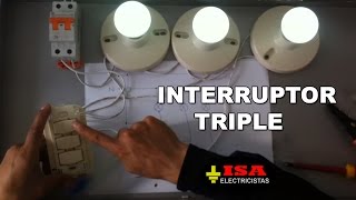 Cómo instalar un interruptor triple [upl. by Field]