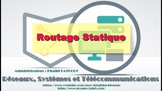 Routage Statique KHALID KATKOUT [upl. by Ahteres741]