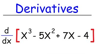 Derivatives of Polynomial Functions  Calculus [upl. by Ormond]