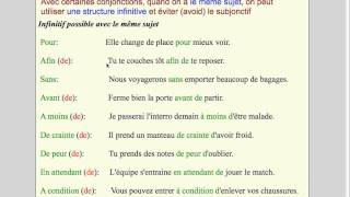 Le subjonctif  partie 4 Les conjonctions [upl. by Dnomad607]