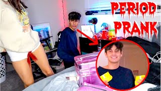 Period Prank On BESTFRIEND cute reaction [upl. by Rod]