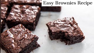 Easy Brownies Recipe [upl. by Stelu553]