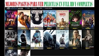 LAS MEJORES PAGINAS PARA VER PELÍCULAS COMPLETAS EN HD ESTRENOS [upl. by Thanos730]