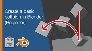 Create a basic collision in Blender Beginner [upl. by Anitsuga]