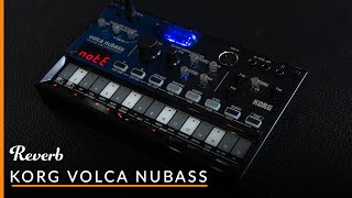 Korg Volca NuBass  Reverb Demo [upl. by Ainet]