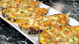 AUBERGINES FARCIES GRATINÉES 🍆 Recette végétarienne 🌱 Deli Cuisine [upl. by Ahcire289]