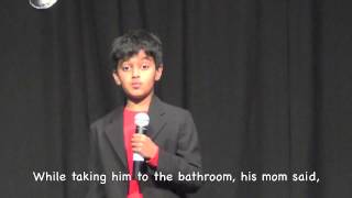 Adwaith Standup Comedy Routine  Valley Christian Elementary School Talent Show [upl. by Cooper147]