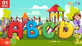 ABCD Poem  Learn Alphabets  ABC Rhyme  MyTv Kids [upl. by Noonan4]