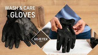 How to wash your GORETEX gloves  Wash amp Care [upl. by Nessy]