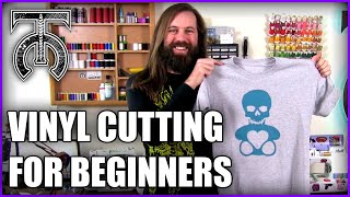 Vinyl Cutting for Beginners  Brother Scan N Cut  How to make a custom Tshirt [upl. by Hawger]