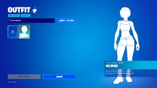 ICE SPICE in fortnite 🤔 [upl. by Ettevy]