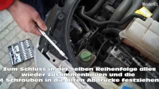 Audi A4 8e Glühlampe  Leuchtmittel auswechseln How to change a headlight bulb [upl. by Celestyna]