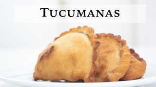 Tucumanas bolivianas  Empanadas fritas 🇧🇴 Receta boliviana 24 🥟Frittierte RindTeigtaschen [upl. by Salba]