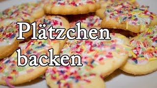 Anleitung Plätzchen Kekse backen Rezept Tutorial VMTV Kochstudio 4 HD [upl. by Olfe]