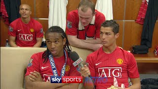 Cristiano Ronaldo hilariously interviews Anderson [upl. by Yasui]