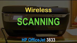 HP OfficeJet 3833 SCANNING review [upl. by Beekman298]