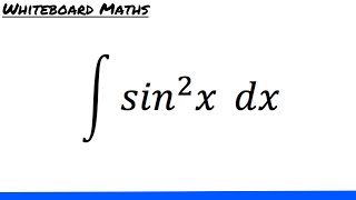 Integral of sin2 x [upl. by Tay820]