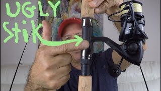 Differences In Ugly Stik Gx2 Elite Inshore Select Spinning Rod Handles [upl. by Anaek]