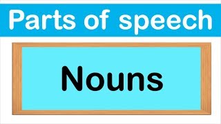 NOUNS  Definition Types amp Examples in 3 MINUTES  Parts of speech [upl. by Nohsal665]