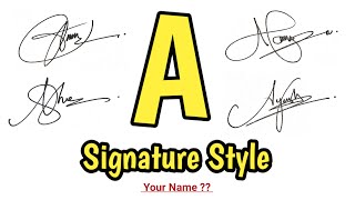 ✔️ How to make a signature  A Signature Style  Signature [upl. by Elbring]