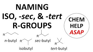 naming iso sec amp tert Rgroups [upl. by Dov]