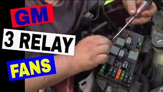 GM 3 Relay LowHigh Cooling Fan ExplanationDiagnosisTesting  Chevy Venture [upl. by Asaret859]