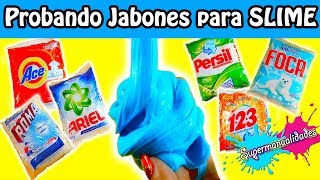 ¿Qué jabón polvo sirve para Slime  Supermanualidades [upl. by Rosena]