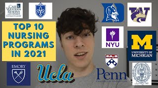 Top 10 Nursing Schools In America  Best Nursing Programs 2021 [upl. by Shanan599]