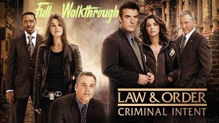 Law amp Order Criminal Intent  Full Walkthrough HD [upl. by Leunamnauj855]