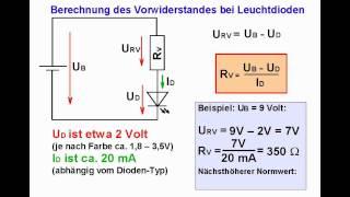 ELEKTRONIKTUTORIAL 07 Leuchtdioden LEDs [upl. by Bruni]