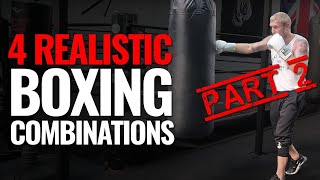 4 Realistic Boxing Combinations You Should Train for Real Fights [upl. by Erasaec]