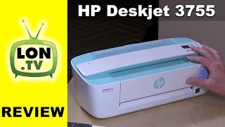 HP Deskjet 3755 All in One Review  69 compact printer  scanner  copier [upl. by Dee Dee]